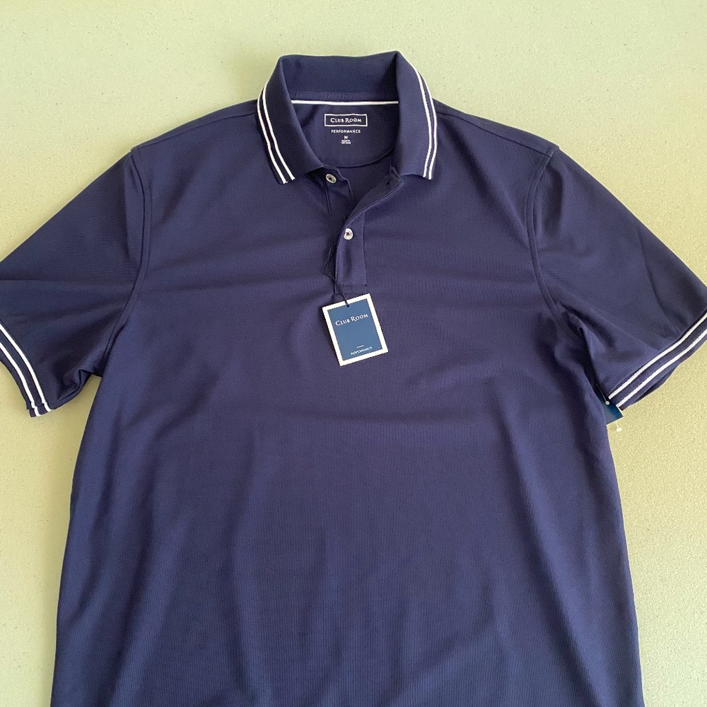Medium Navy Blue Short-sleeve Polo